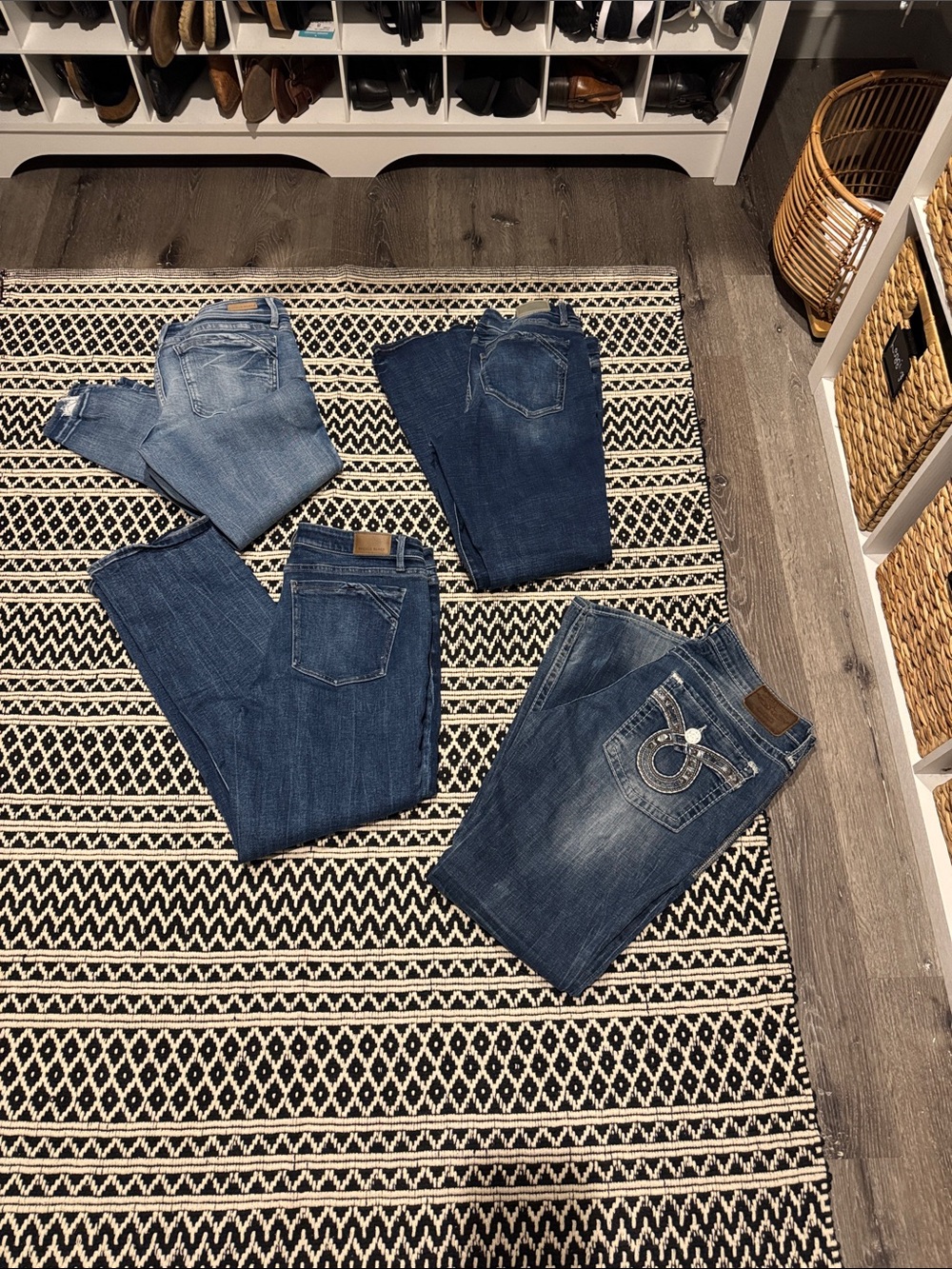 Woman’s Blue Denim Jeans - Classic Dark & Medium Wash